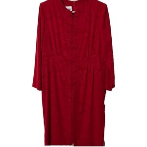 NWT Leslie Fay Red dress size 16p